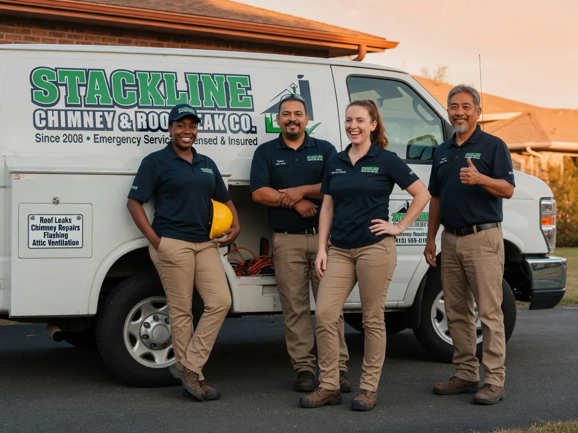 Chimney flashing repair company in Pine Hall, NC